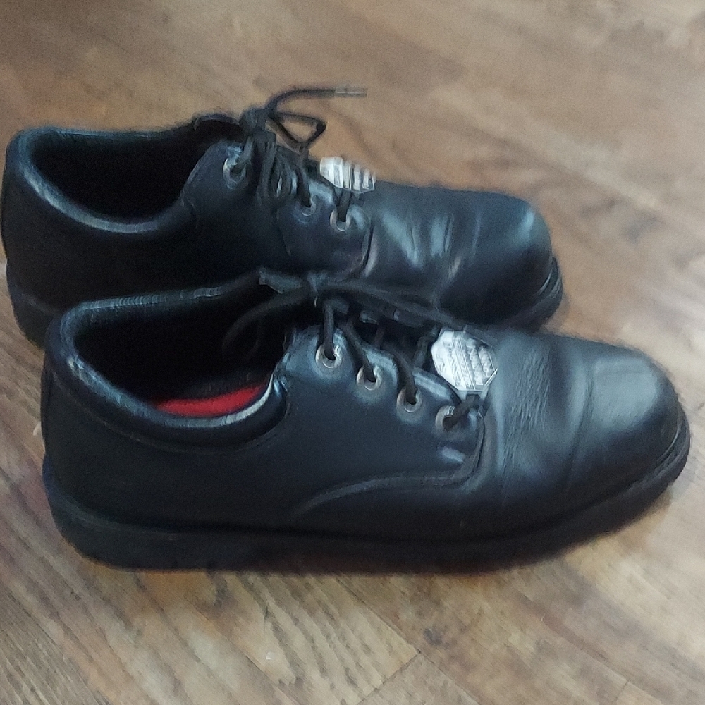 Skechers Black Oxford Shoes with Memory Foam - Picture 4 of 12